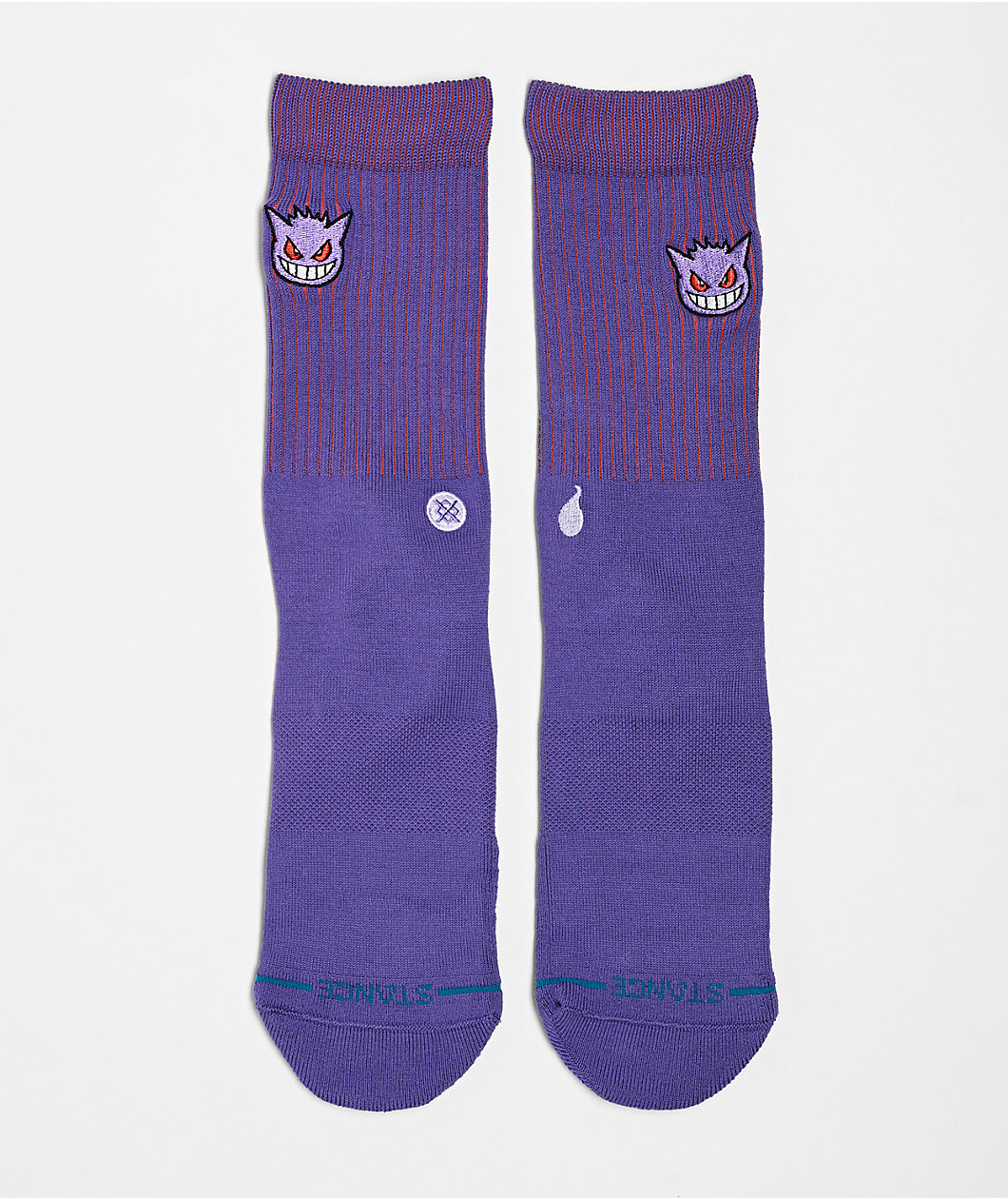 Stance x Pokemon Gengar Purple Crew Socks