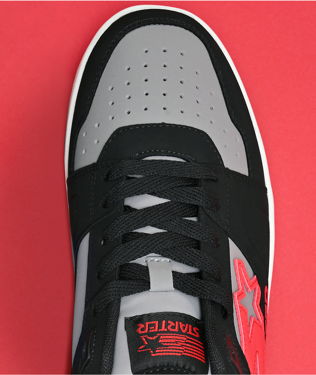 Starter Fast Break Black, Grey & Red Shoes