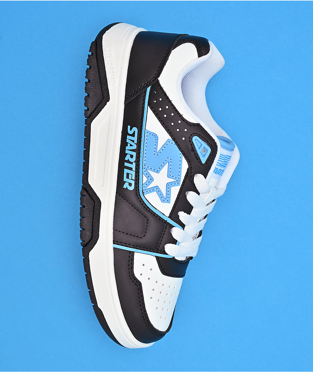 Starter Fast Break Black, White & Blue Shoes