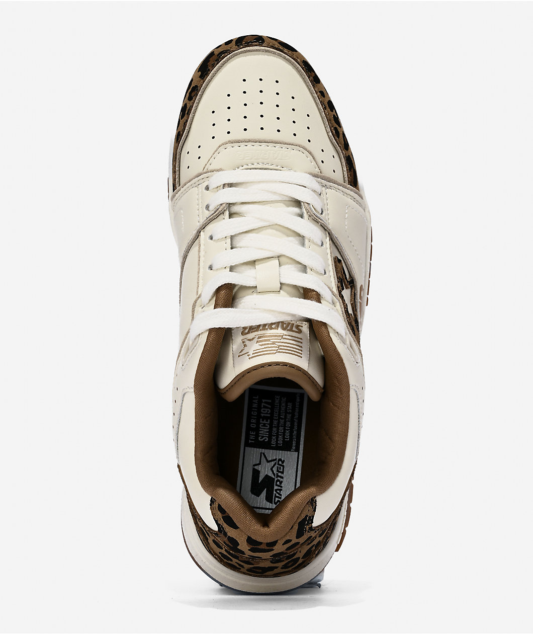 Starter Fast Break Leopard Print, Brown & Cream Shoes