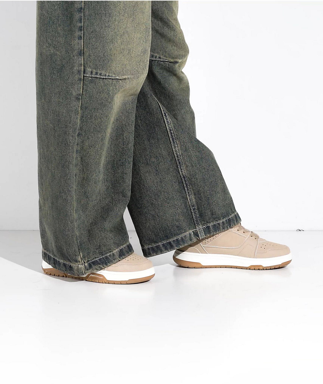 Starter Fast Break Taupe & Black Shoes