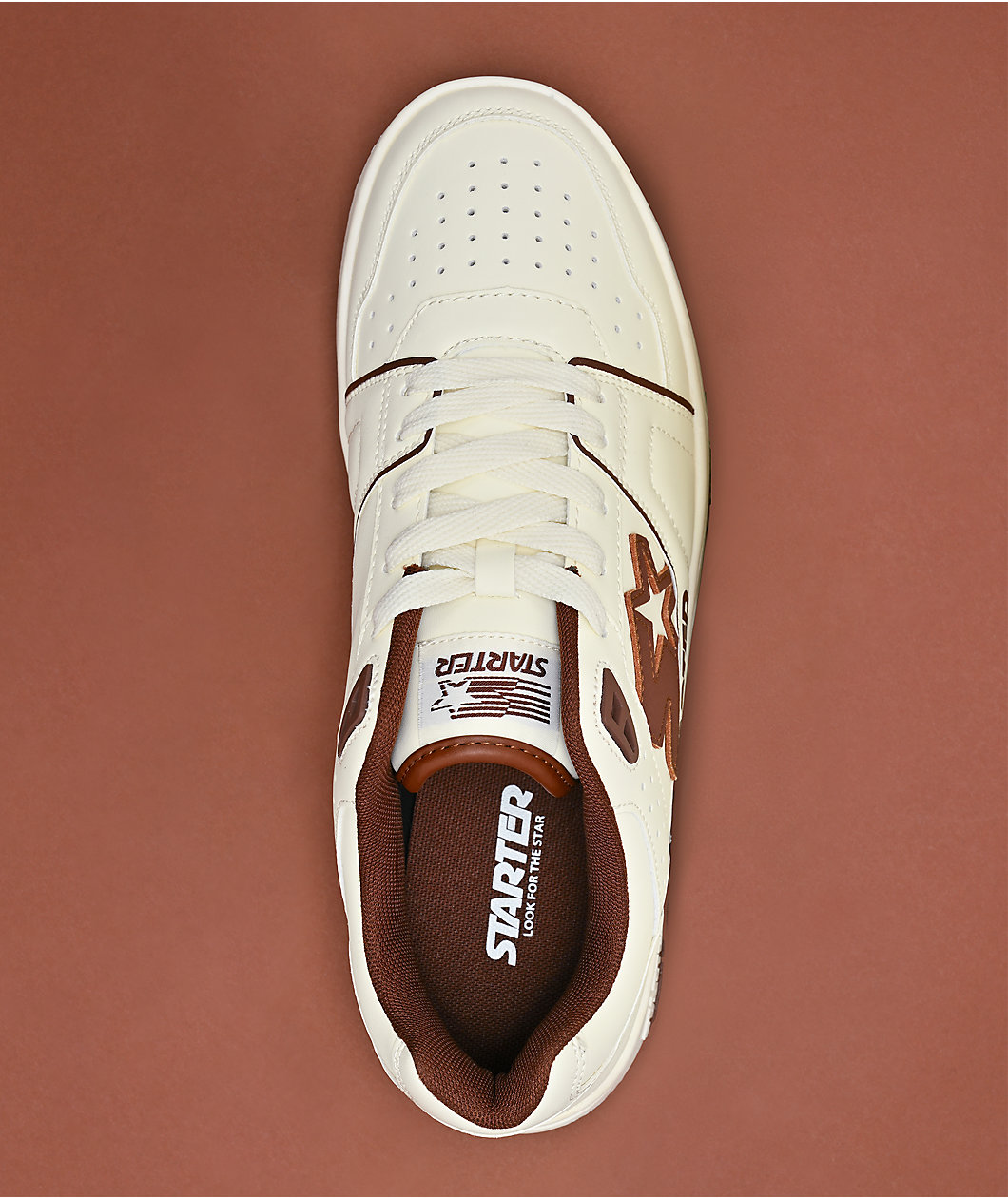 Starter Fast Break White & Cappuccino Shoes