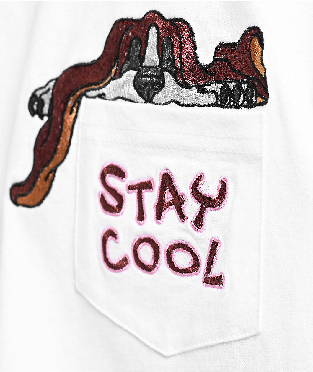 Staycoolnyc Doggy White Pocket T-Shirt