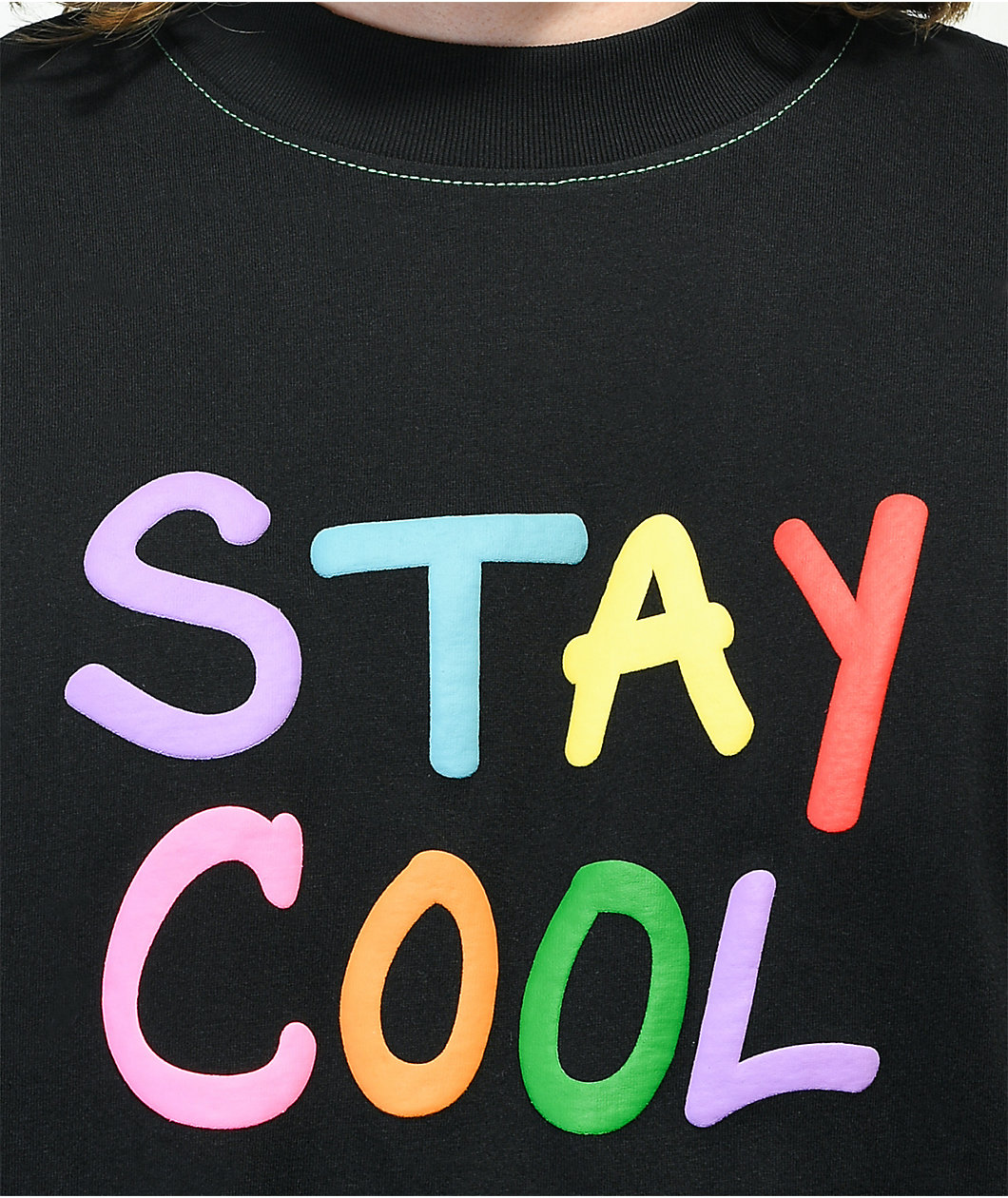 Staycoolnyc Puff Paint Black T-shirt