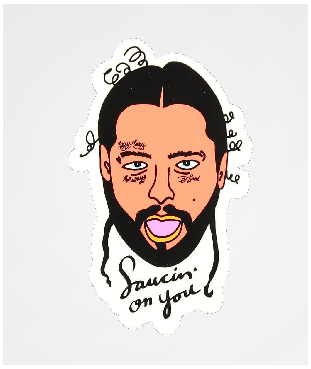 Stickie Bandits Saucin On You Sticker