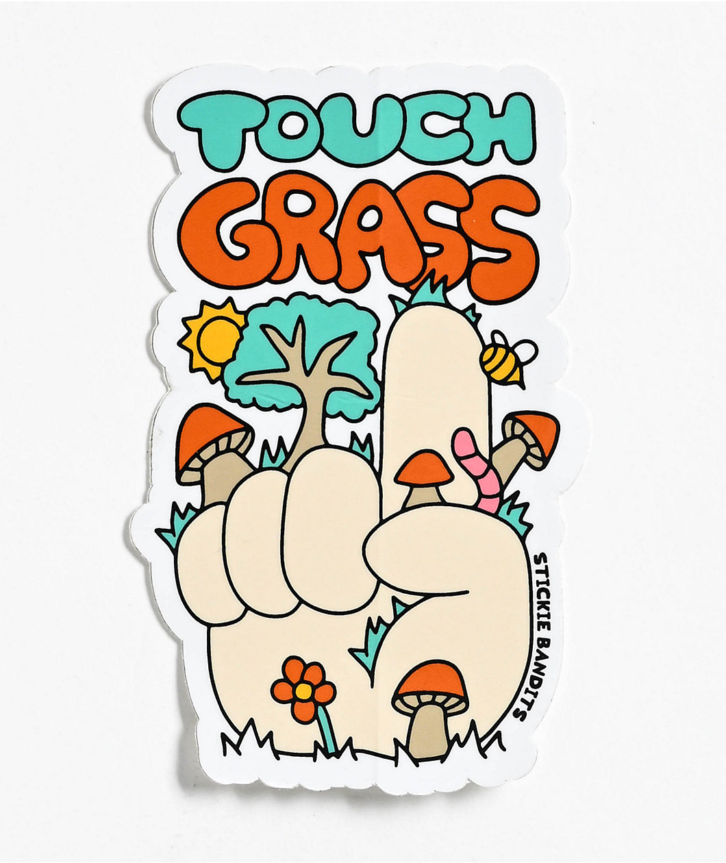 Stickie Bandits Touch Grass Sticker