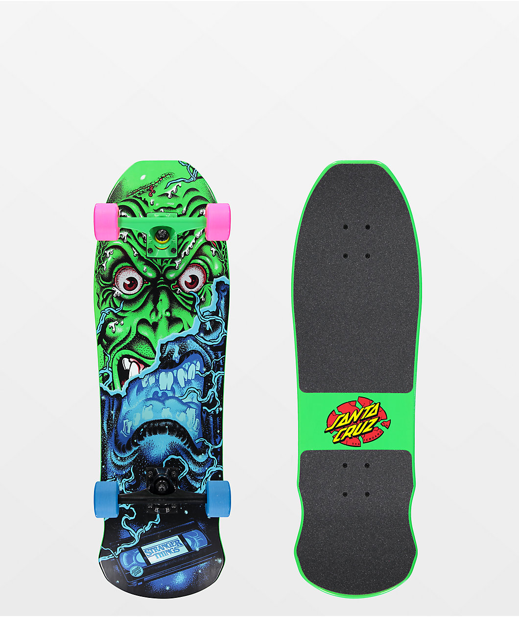 Stranger Things x Santa Cruz Roskopp Face 31" Cruiser Skateboard Complete