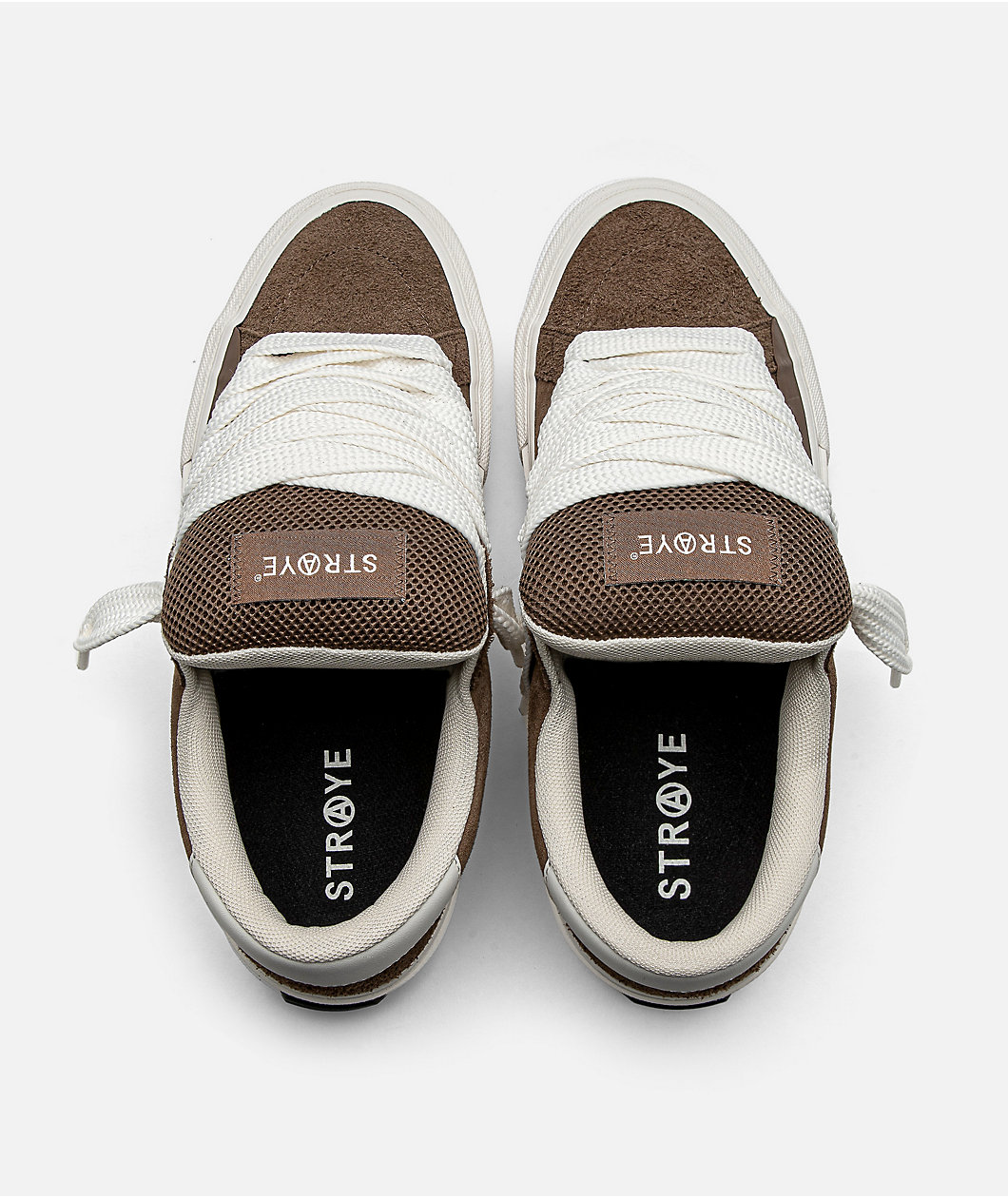 Straye Boo Logan Puff Brown Crepe Skate Shoes