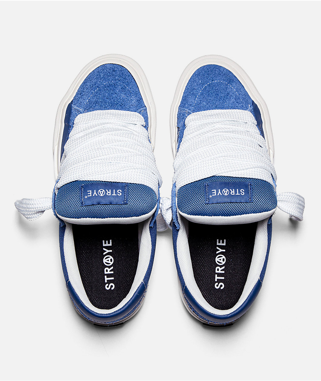 Straye Dixon Logan Puff Blue & White Skate Shoes