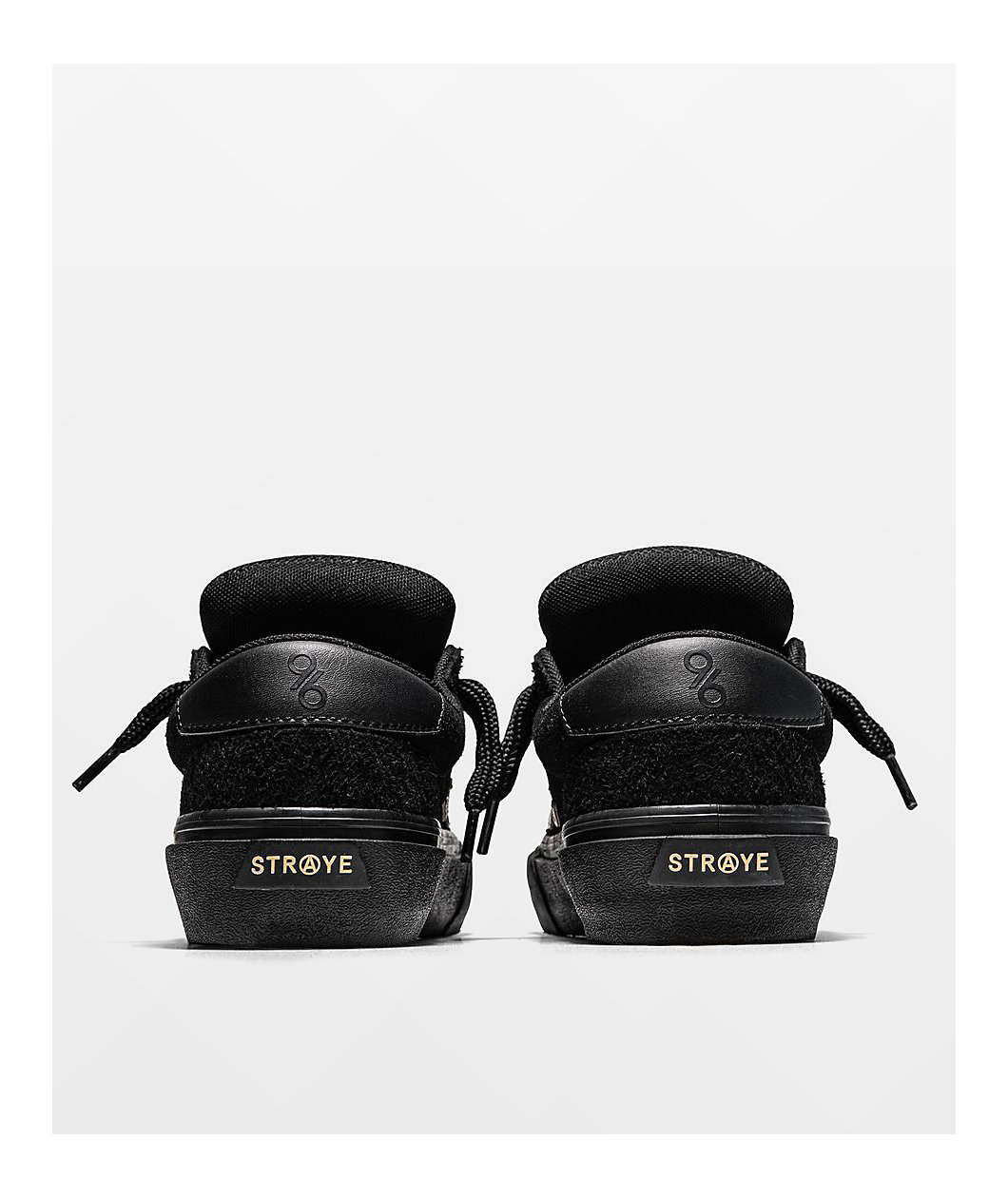 Straye Logan Puff Axell Slay'R Black & Gold Skate Shoes