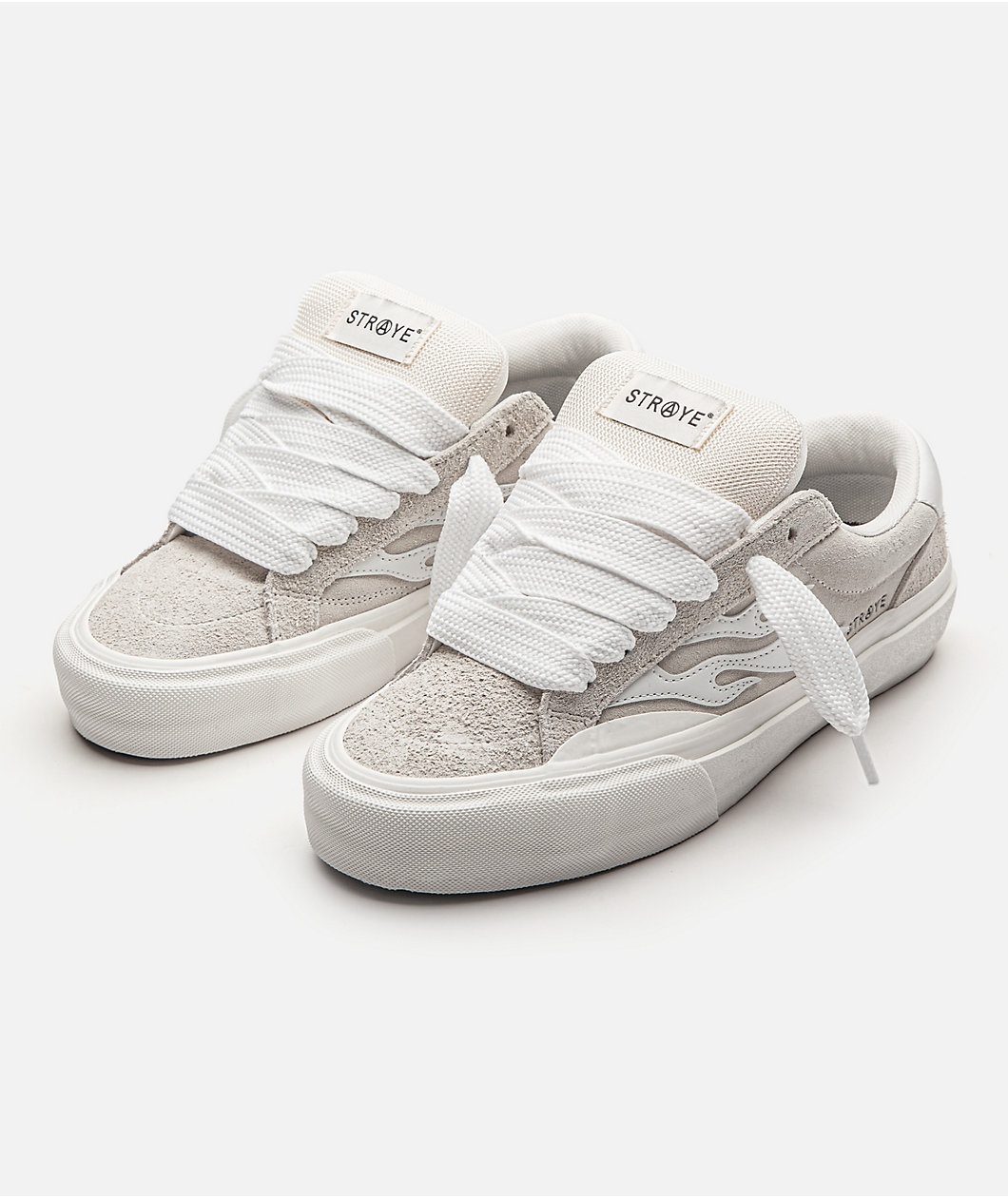 Straye Logan Puff Cream Skate Shoes