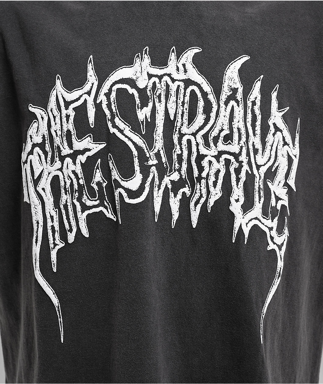 Straye Metal Black Wash Heavyweight T-Shirt