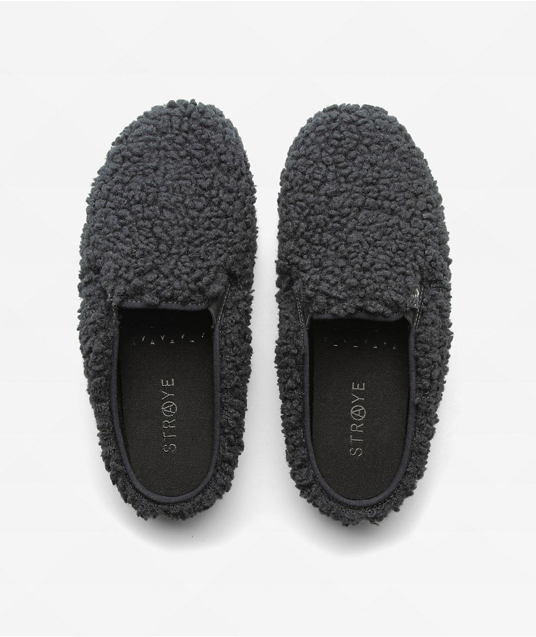 Straye Ventura Furry Carbon Mule Slippers