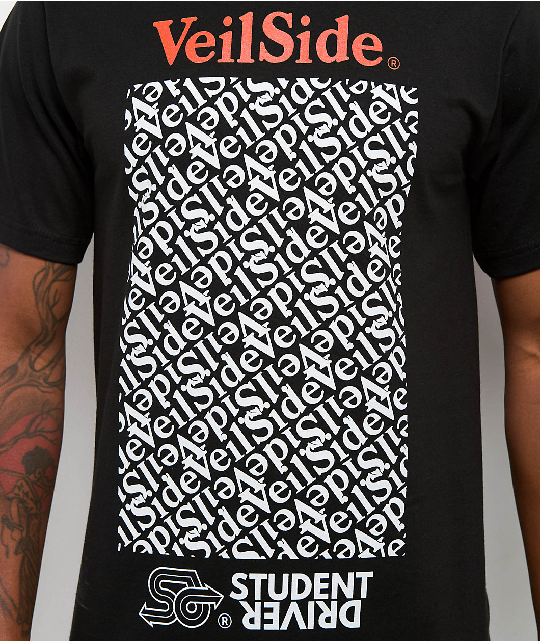 Student Driver x VeilSide V2 Black T-Shirt