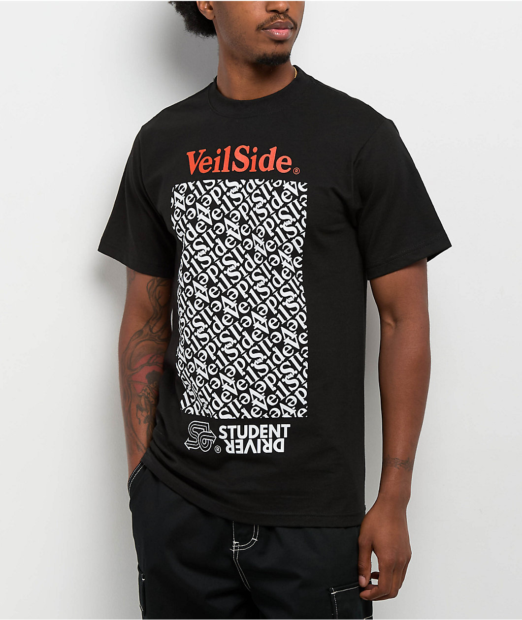 Student Driver x VeilSide V2 Black T-Shirt