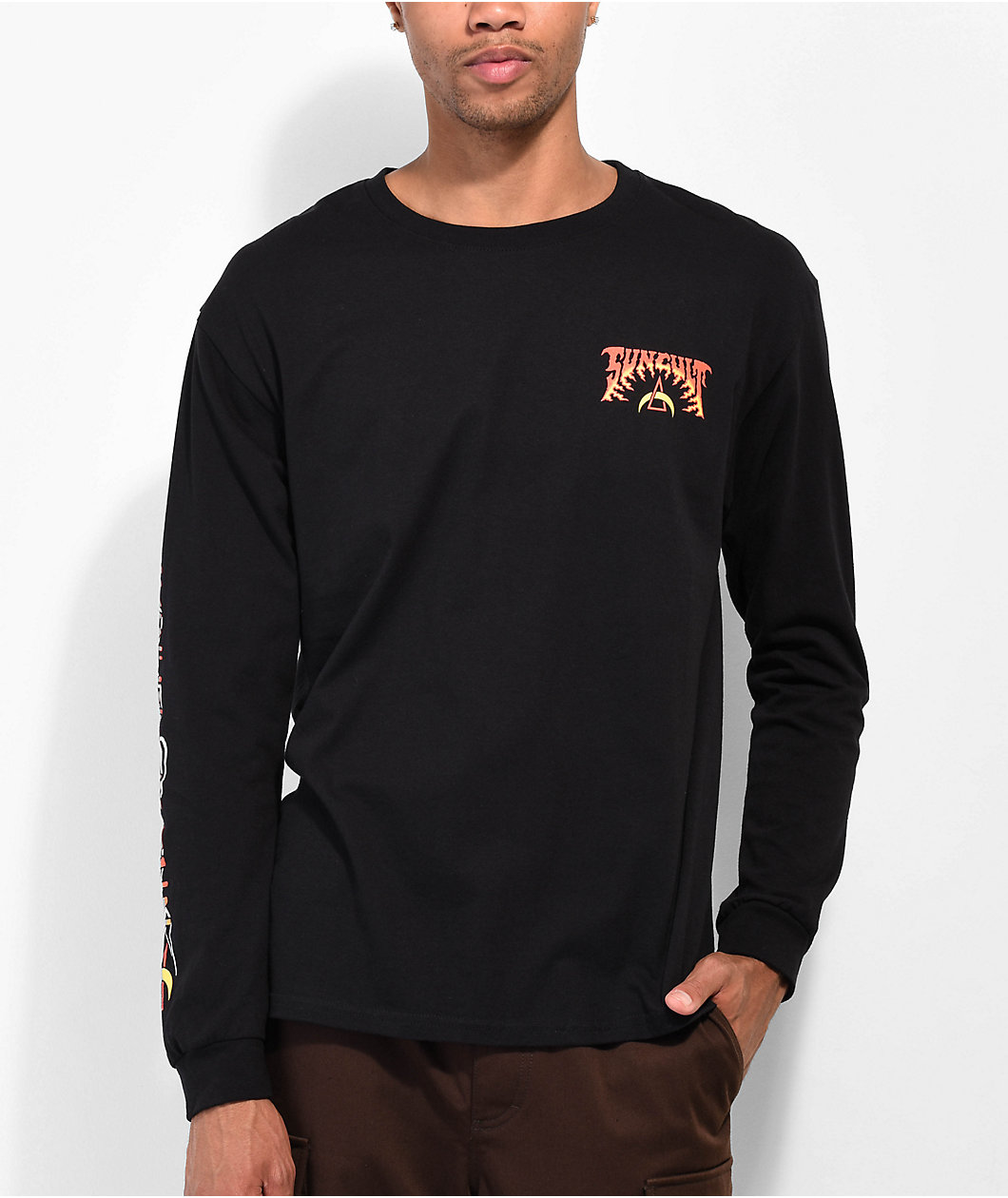 Suncult Bakin In The Sun Black Long Sleeve T-Shirt