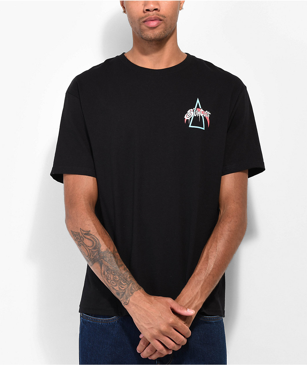Suncult Dark Days Ahead Black T-Shirt