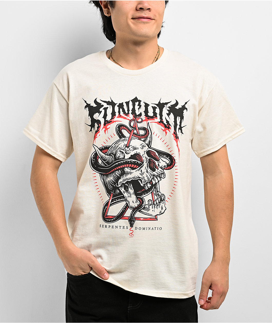 Suncult Domination Cream T-Shirt