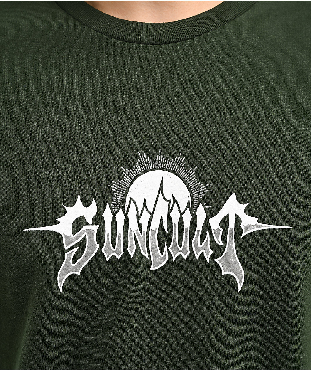 Suncult Memento Mori Dark Green T-shirt