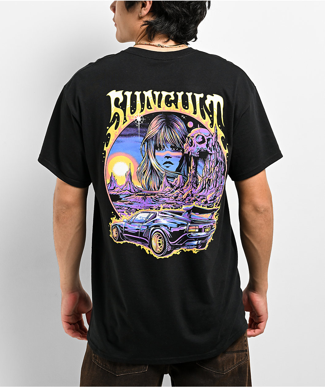 Suncult Panteria Black T-Shirt