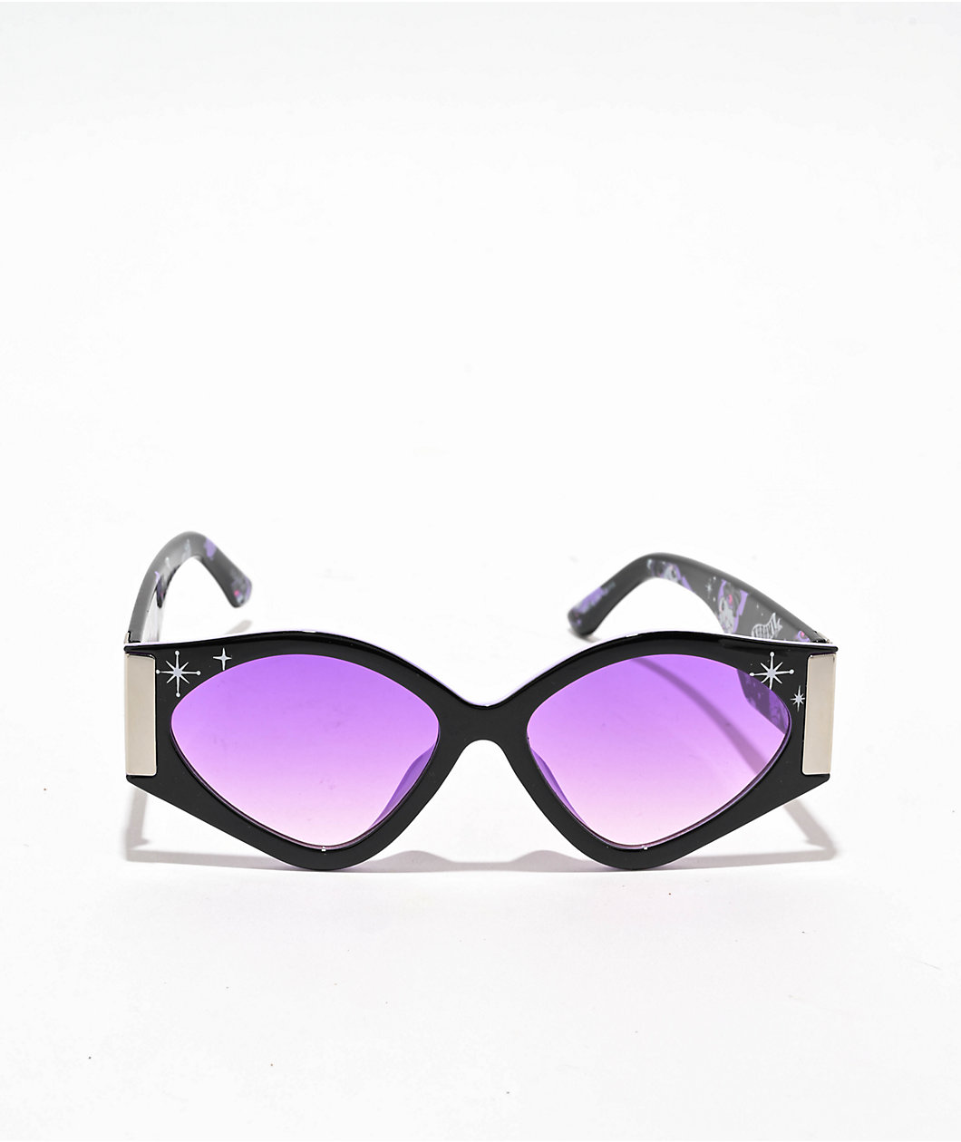 Sunscape x Sanrio Kuromi Cat Eye Black Sunglasses