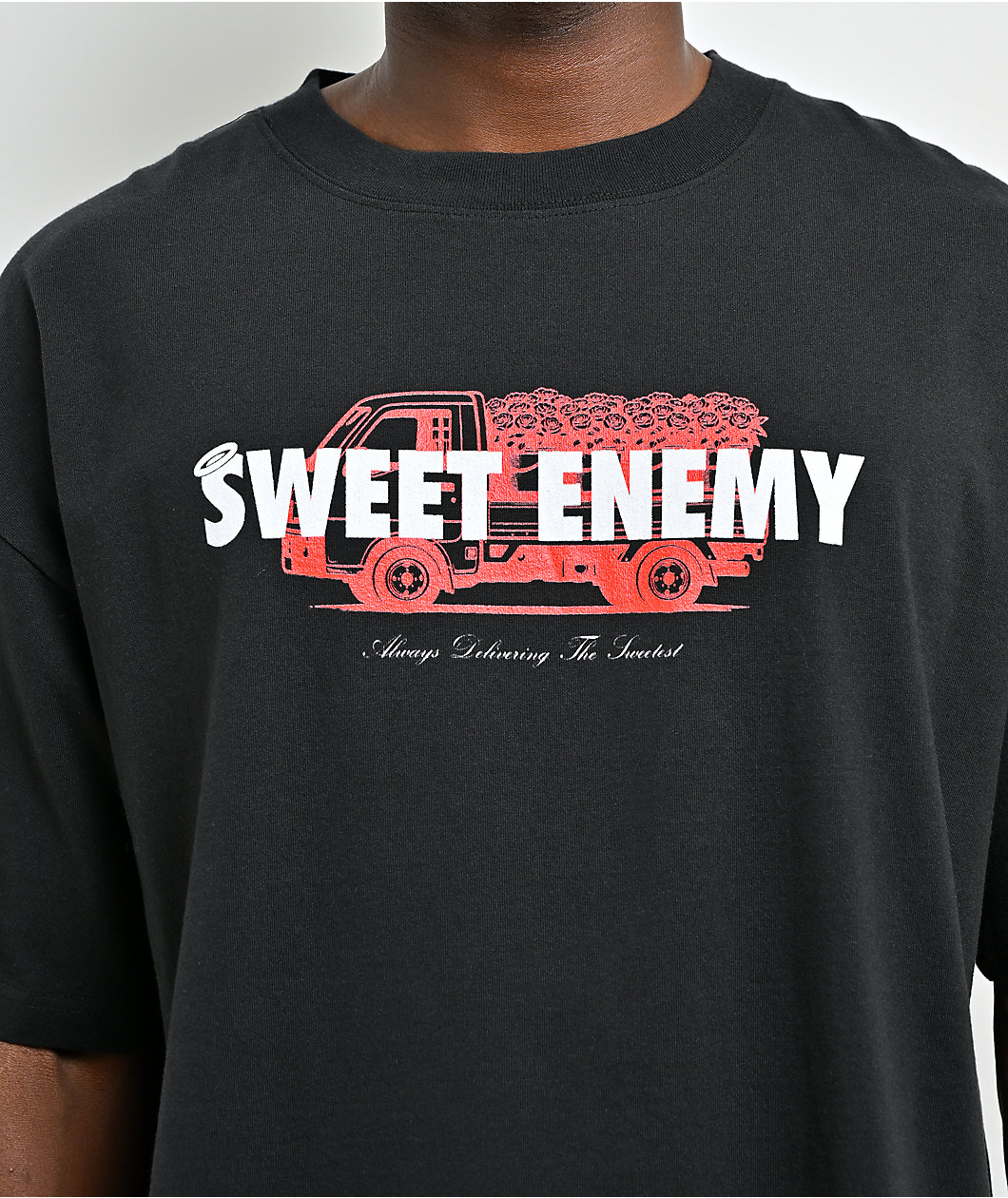 Sweet Enemy Always Delivering Black T-Shirt