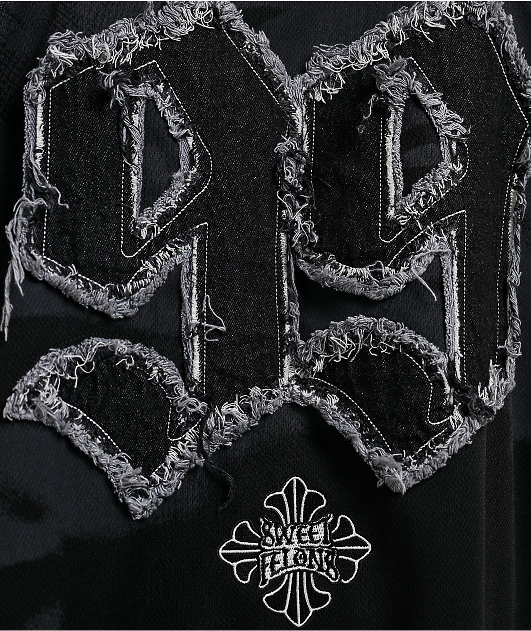 Sweet Felons Black Football Jersey