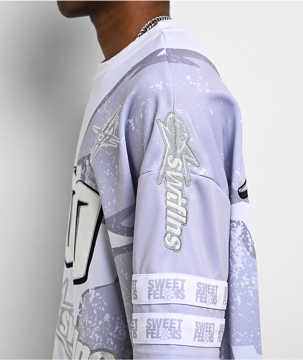 Sweet Felons White Football Jersey