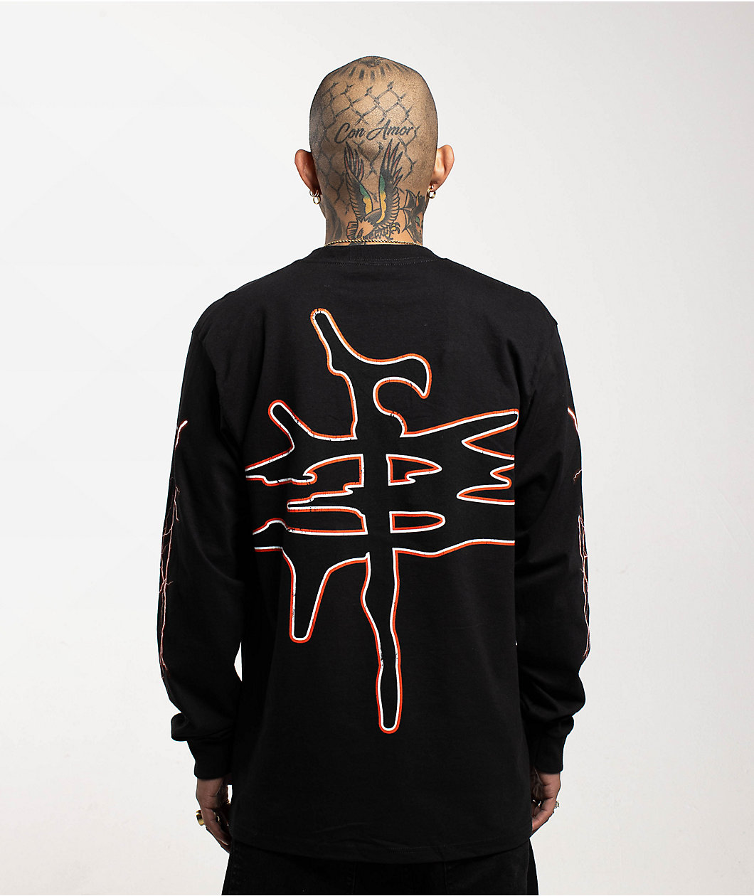 TH3M Racing Black Long Sleeve T-Shirt