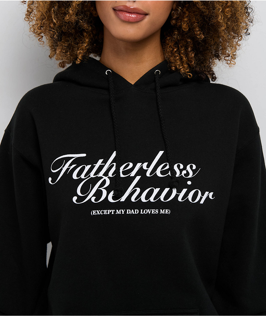 Tara Yummy Fatherless Behavior Black Hoodie