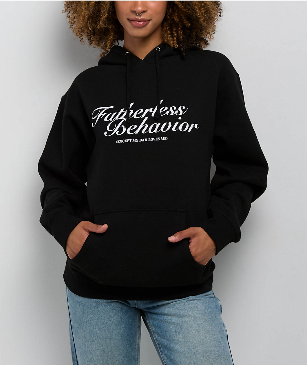 Tara Yummy Fatherless Behavior Black Hoodie