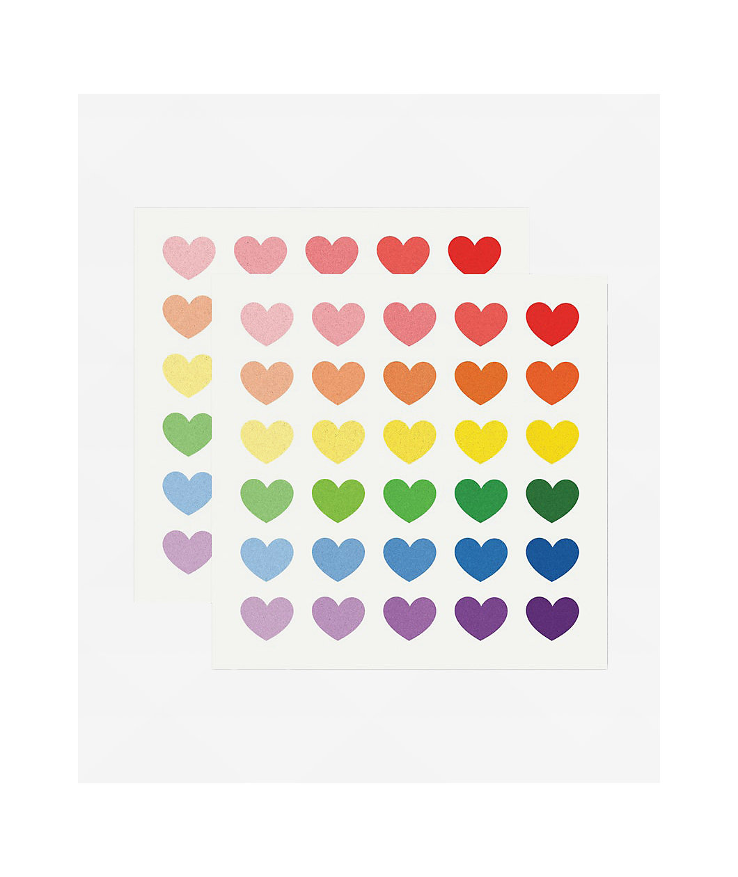 Tattly Glitter Hearts Temporary Tattoo Sheets
