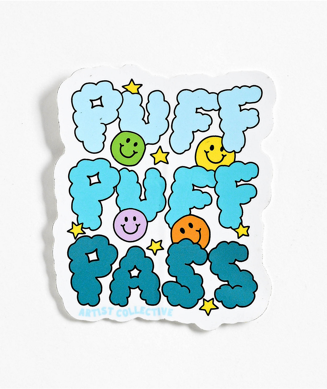 The Artist Collective Puff Puff Pass Sticker