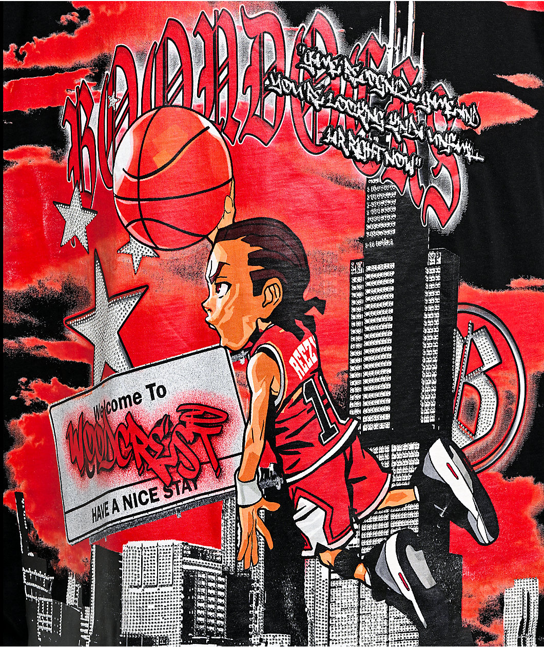 The Boondocks Fly Dunk Black T-Shirt
