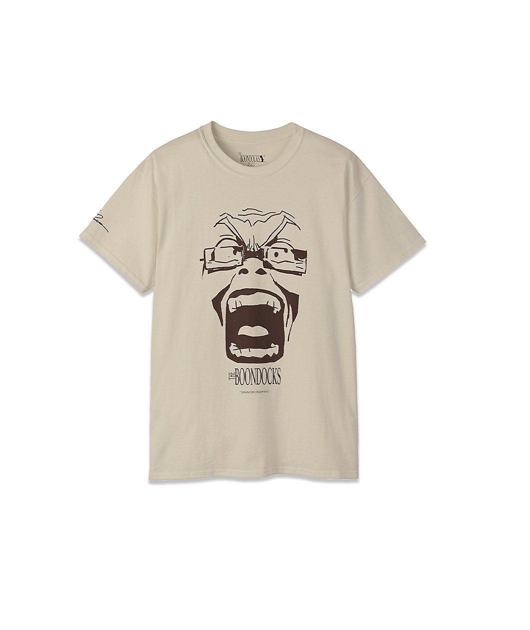 The Boondocks Grandpa Freeman Natural T-Shirt