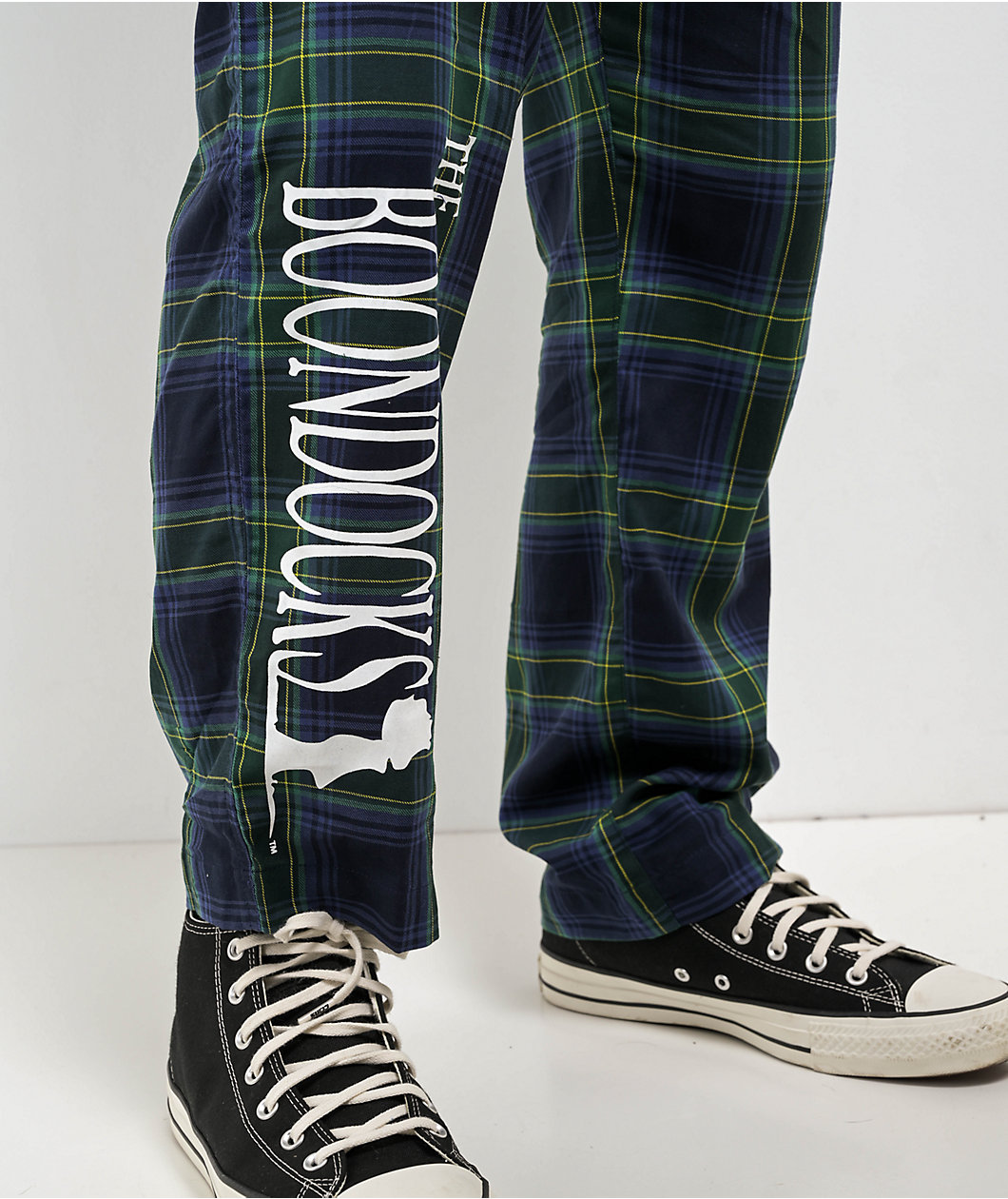 The Boondocks Green Plaid Pajama Pants