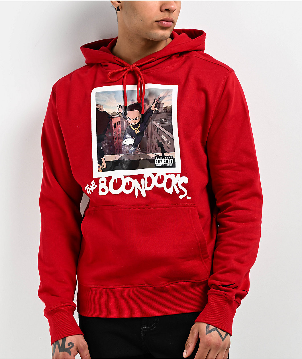 The Boondocks Parkcore Red Hoodie