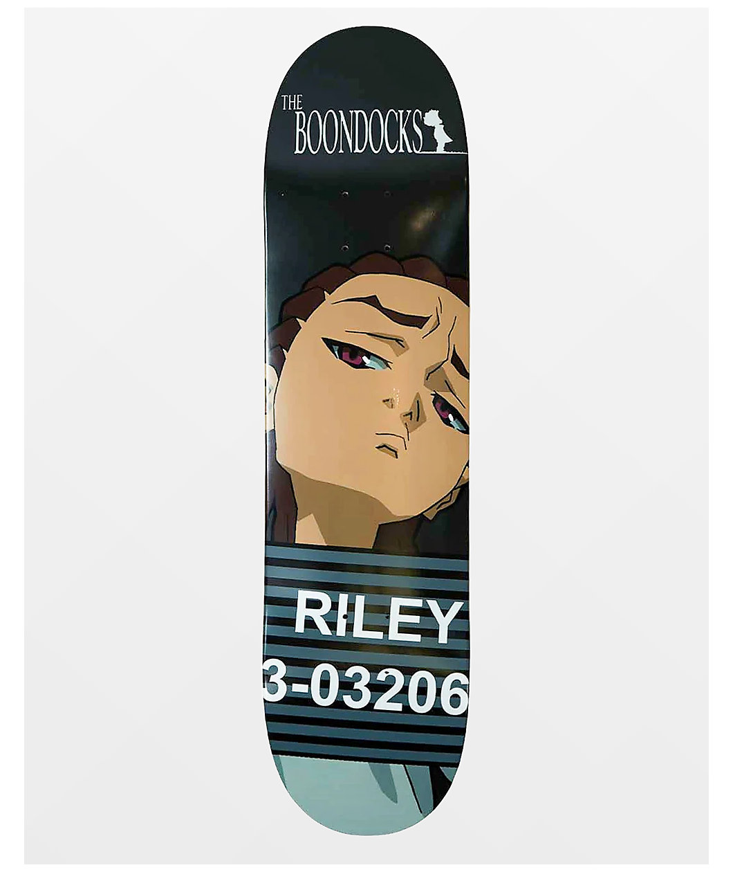 The Boondocks Riley Mugshot 8.0" Skateboard Deck