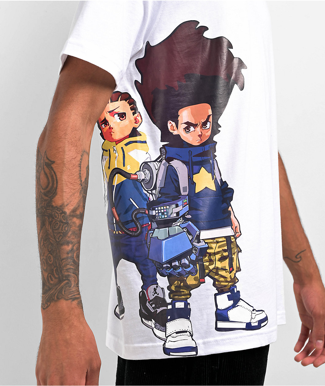The Boondocks Super Heroes White T-Shirt