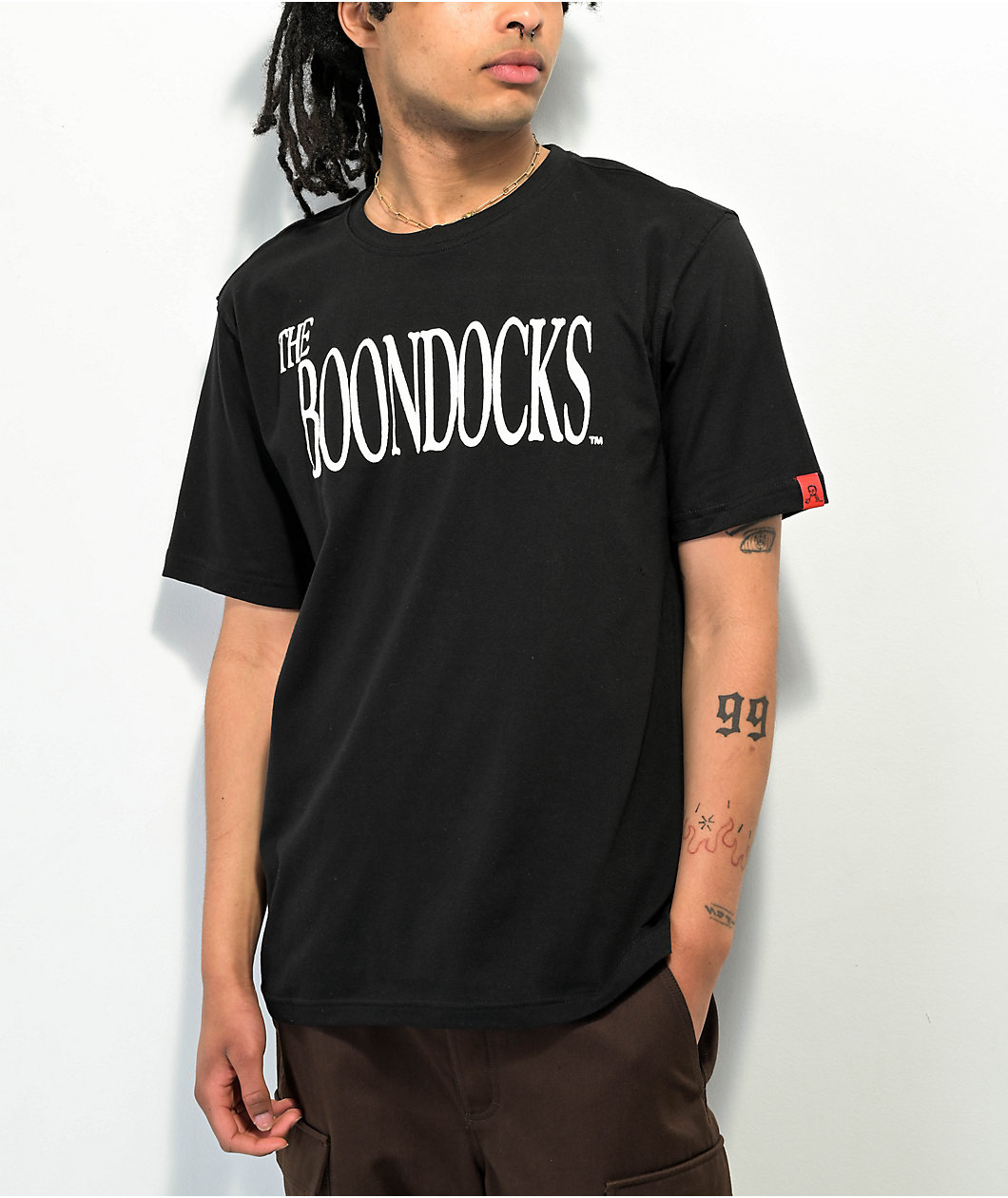 The Boondocks Wanted Riley Black T-Shirt