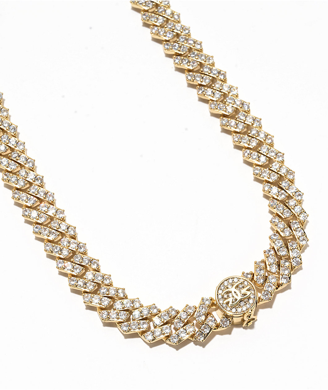 The Gold Gods 12mm Straight Edge Cuban Gold Chain Necklace