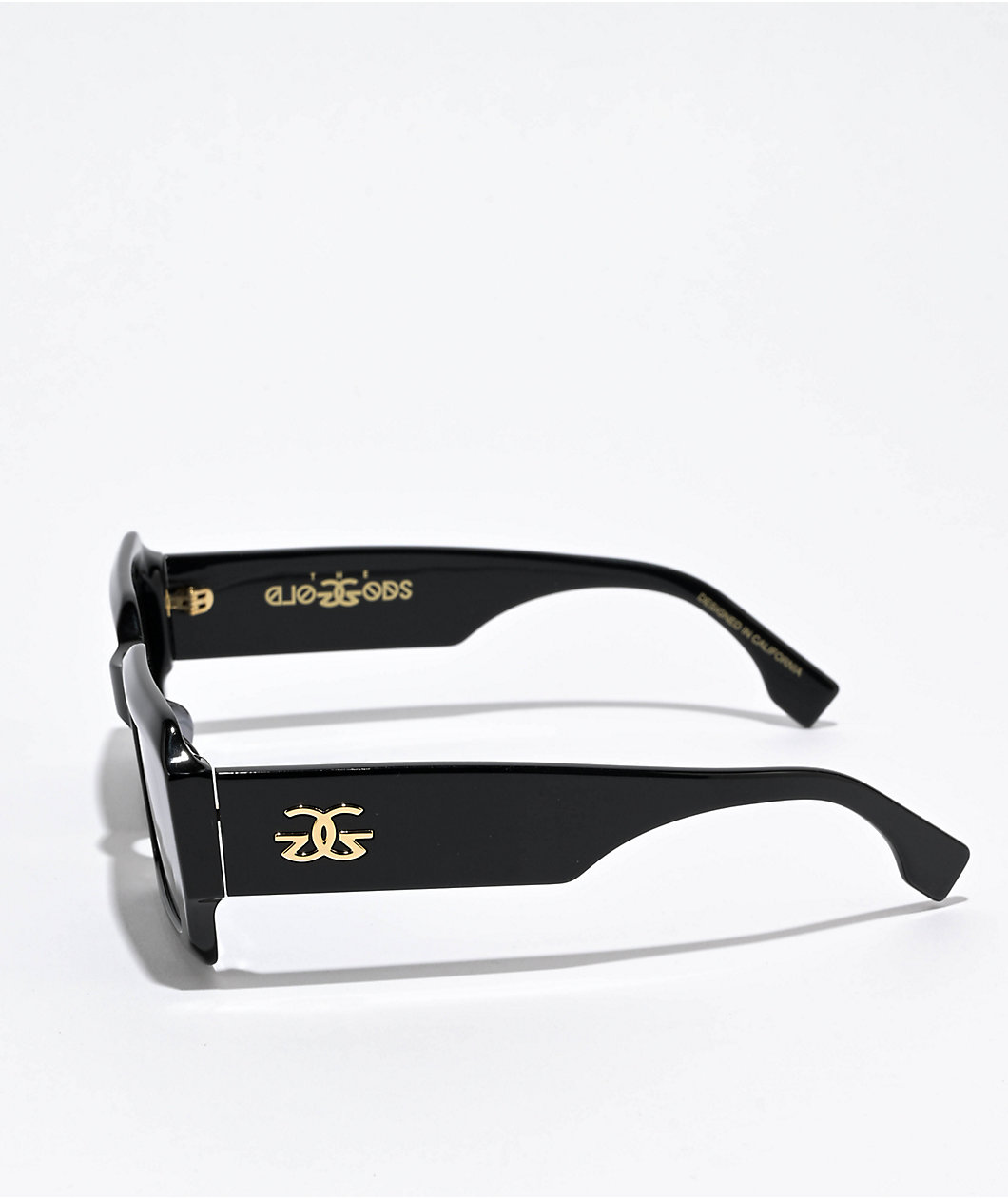 The Gold Gods Ceres Black Sunglasses