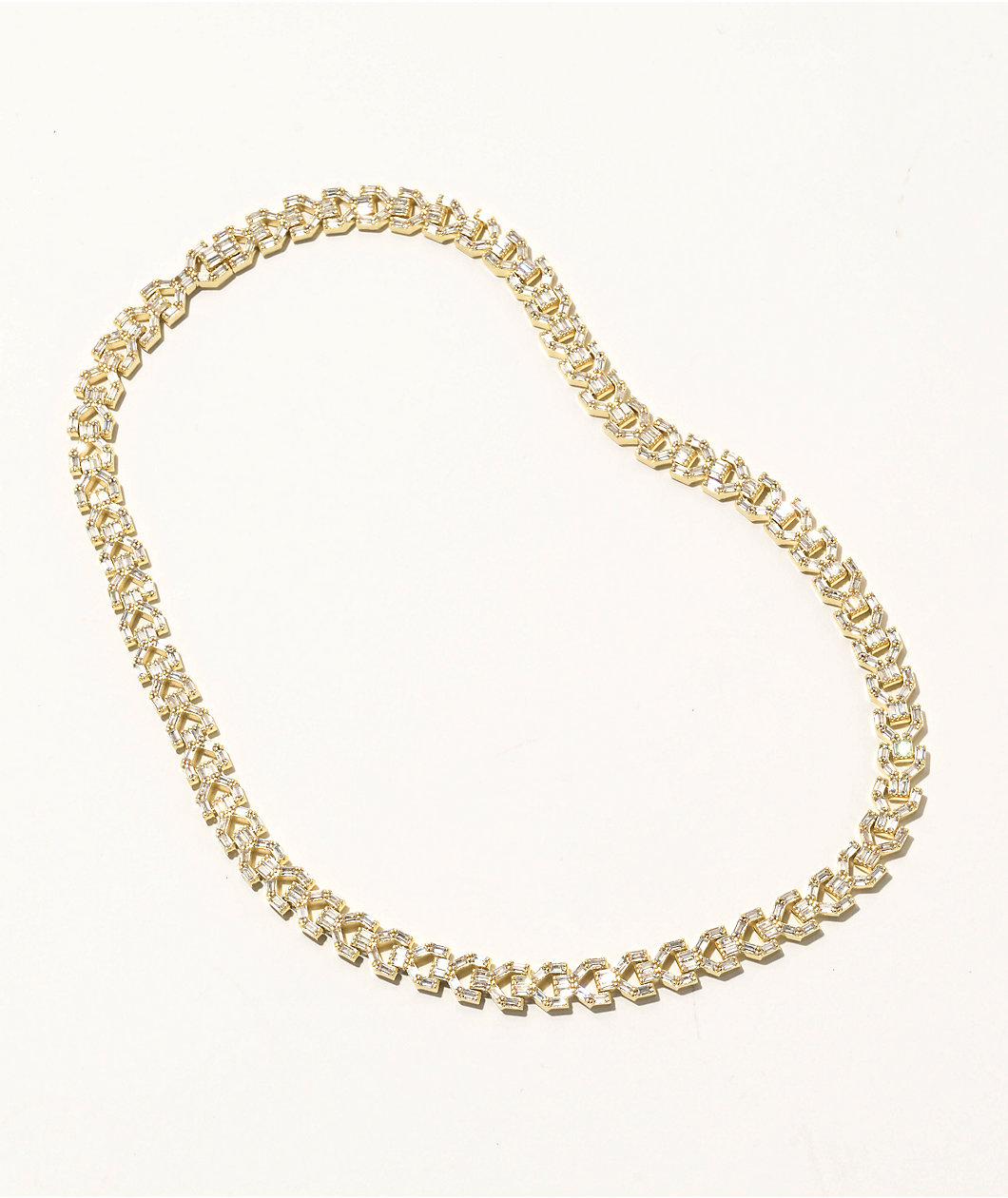 The Gold Gods Diamond Y Link 18" 8mm Gold Necklace