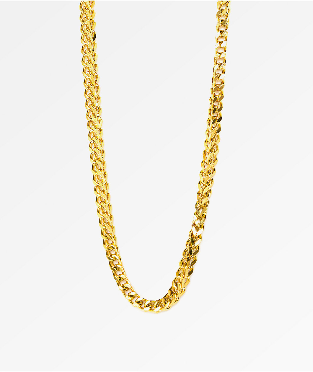 The Gold Gods Franco Box Chain 28"  Necklace
