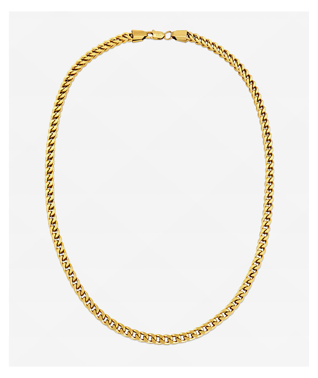 The Gold Gods Gold 24" Franco Box Chain Necklace