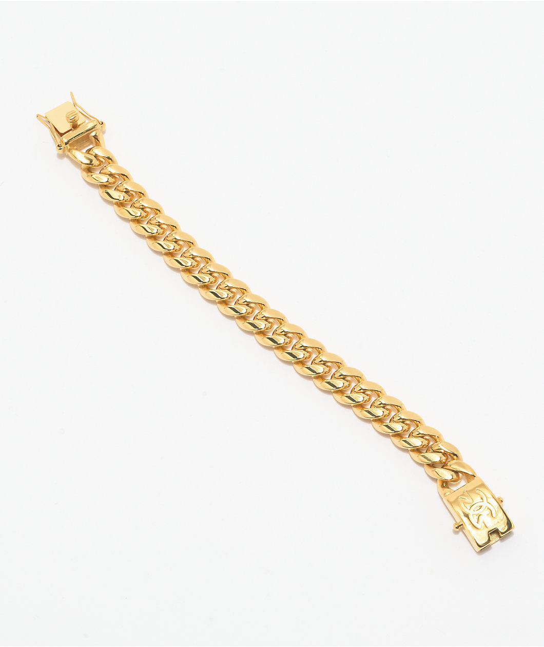 The Gold Gods Miami Cuban Link 12mm Yellow Gold Bracelet