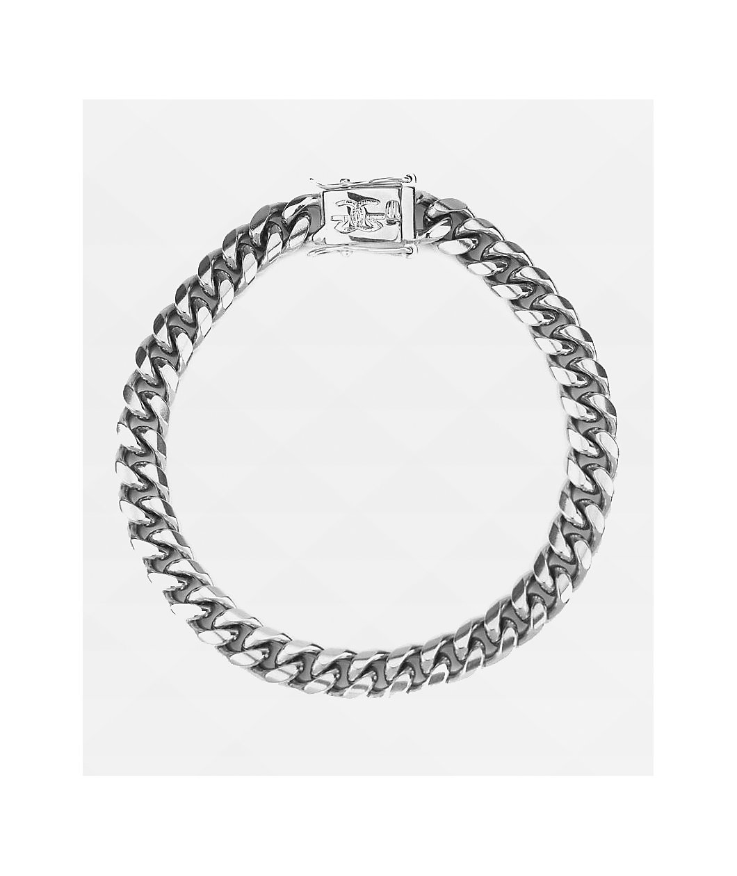 The Gold Gods Miami Cuban Link 8mm White Gold Bracelet