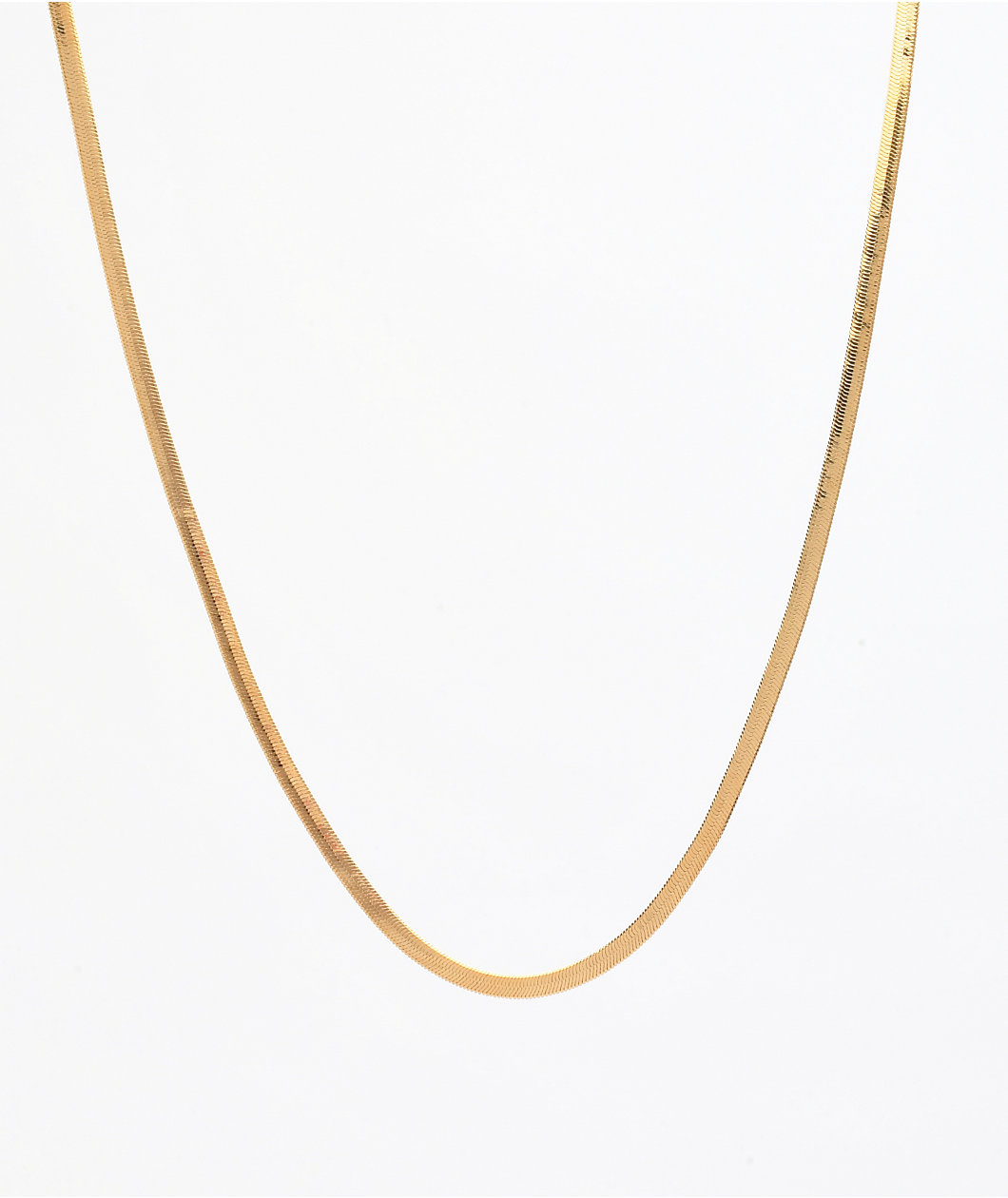 The Gold Gods Micro Herringbone Chain