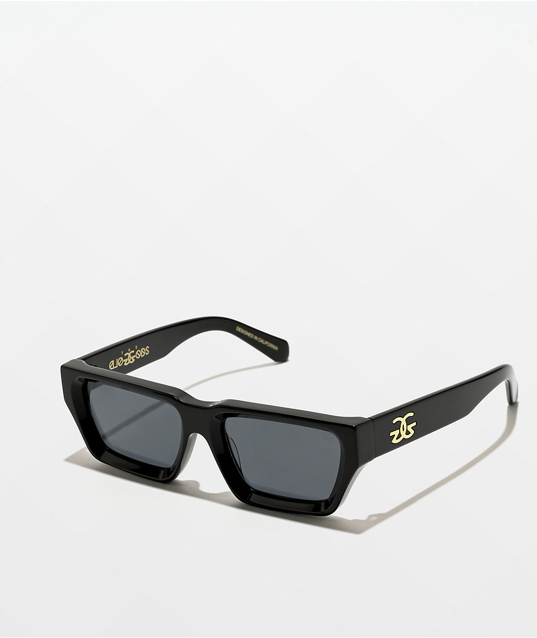 The Gold Gods NYX Black Square Sunglasses