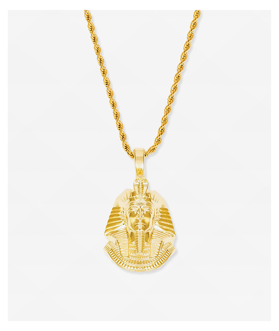 The Gold Gods Pharoah 22" Gold Rope Chain Necklace